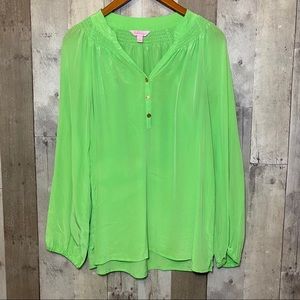 Lilly Pulitzer Elsa Top Green